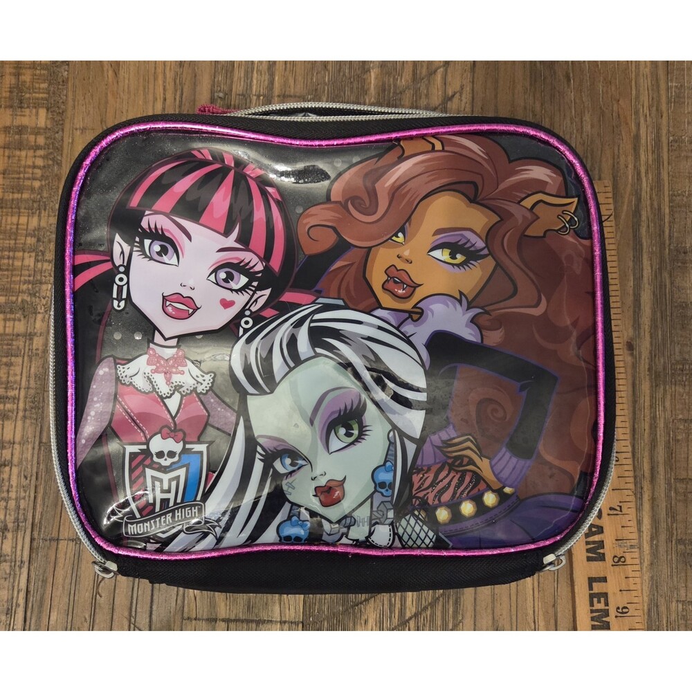 MONSTERS HIGH / 9.5" INSULATED - BLACK LUNCH BOX